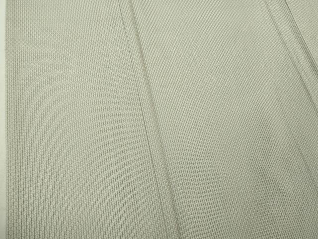 平和屋本店＊極上 夏物 江戸小紋 両面染 縦絽 網目文 枯野色×潤色 逸品 未使用 DZAB5439kh6