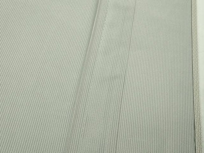 平和屋本店＊極上 夏物 江戸小紋 両面染 縦絽 網目文 枯野色×潤色 逸品 未使用 DZAB5439kh6