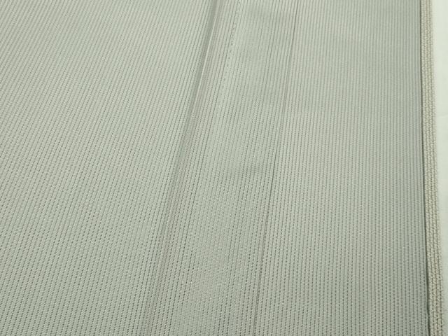 平和屋本店＊極上 夏物 江戸小紋 両面染 縦絽 網目文 枯野色×潤色 逸品 未使用 DZAB5439kh6