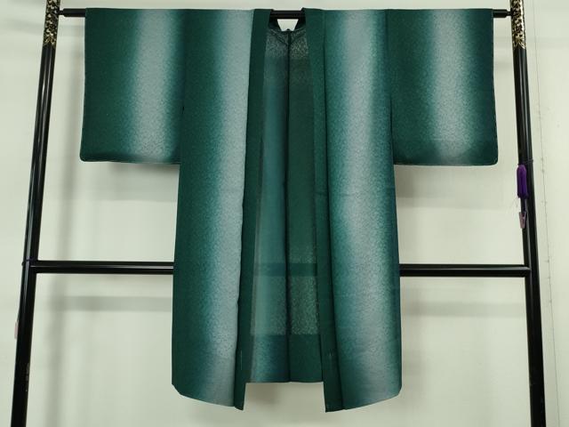 平和屋着物∞極上　長羽織　スリーシーズン　春夏秋　塵除け　花唐草紋紗　間道　暈し染め　羽織紐付き　逸品　未使用　DZAB5443kh6