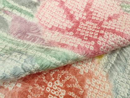 平和屋本店●極上　名門　藤娘きぬたや・総絞り　振袖　束ね熨斗花文　逸品　DZAB5450kh6