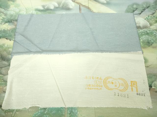 平和屋本店●極上　訪問着　手描き　風景文　暈し染め　反端付き　逸品　DZAB5471kh6