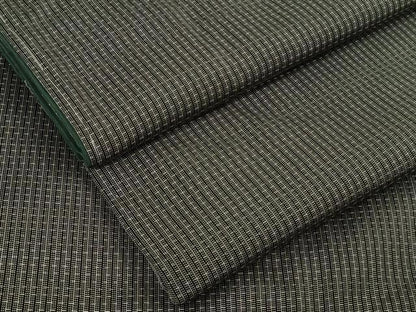 平和屋本店●極上　男性　本場大島紬　アンサンブル　キングサイズ　黒橡色×潤色　逸品　未使用　DZAB5479kh6