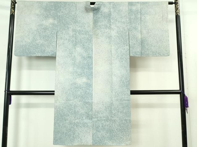 平和屋着物∞極上　吉乃一廉　幻の辻が花　道中着　ロング丈　夢幻ぼかし　暈し染め　銀通し地　証紙付き　逸品　未使用　DZAB5484kh6