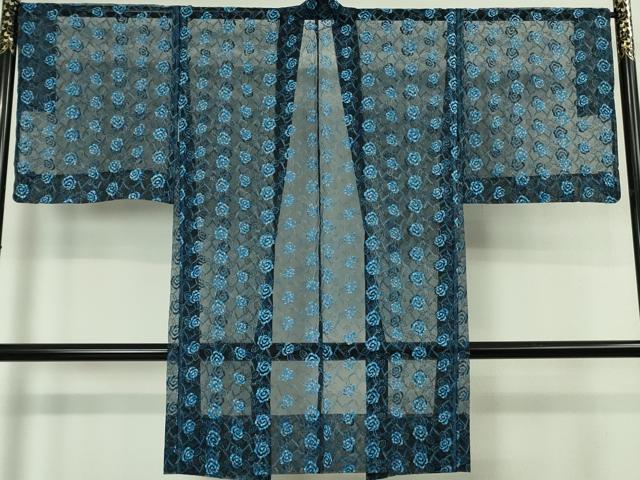 平和屋本店∞極上　オーガンジー　長羽織・和装バッグセット　スリーシーズン　春夏秋　塵除け　逸品　DZAB5486kh6