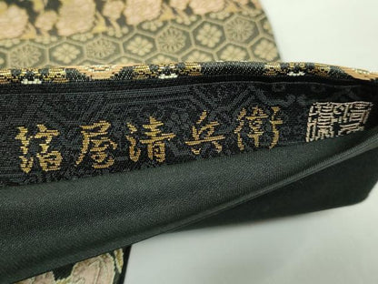 平和屋着物●極上　西陣織　陰山織物謹製　箔屋清兵衛　全通柄袋帯　唐織　悠久の美　本金箔　逸品　DZAB5501kh6