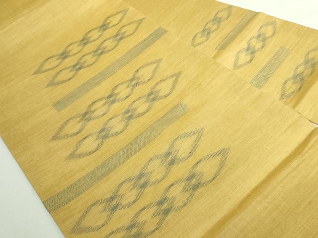 平和屋本店＊極上　夏物　沖縄県無形文化財指定　本場八重山上布　麻　九寸名古屋帯　横段文　逸品　DZAB5518kh6