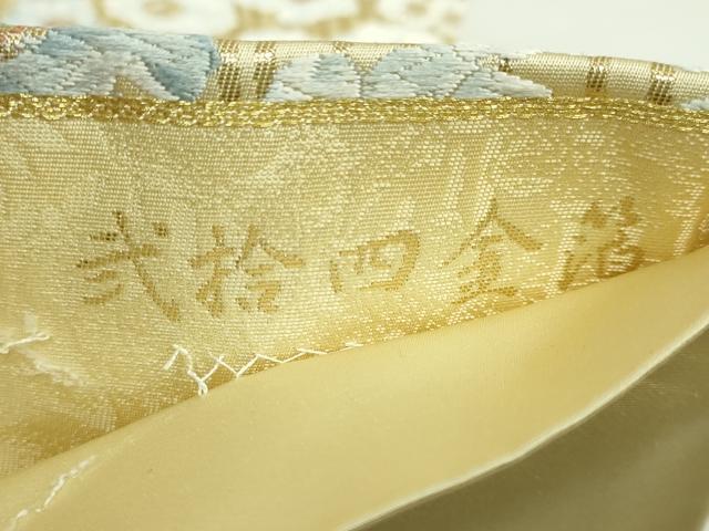 平和屋着物●極上　六通柄袋帯　唐織　慶祝　弐拾四金箔　24K　舞花文　逸品　未使用　DZAB5524kh6