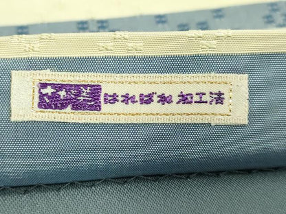 平和屋着物●極上 藍造り国選定無形文化財 藍師・佐藤昭人 中西秀典 全通柄袋帯 花織 天然灰汁醗酵建阿波藍染 さが美扱い 逸品 DZAB5531kh6