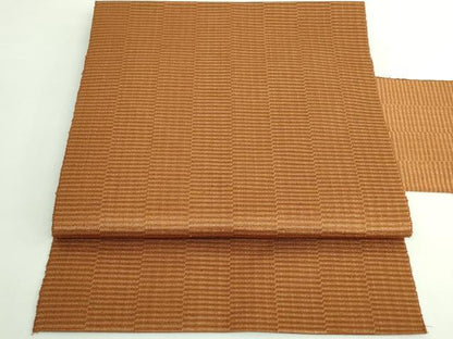 平和屋着物●極上　本場黄八丈　紬　八寸名古屋帯　逸品　DZAB5542kh6
