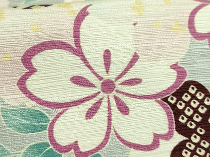 平和屋着物●極上　ワンタッチつけ帯　花兎　逸品　DZAB5549kh6