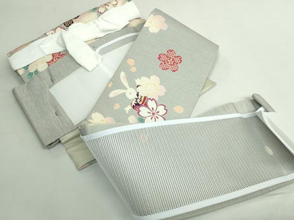 平和屋着物●極上　ワンタッチつけ帯　花兎　逸品　DZAB5549kh6