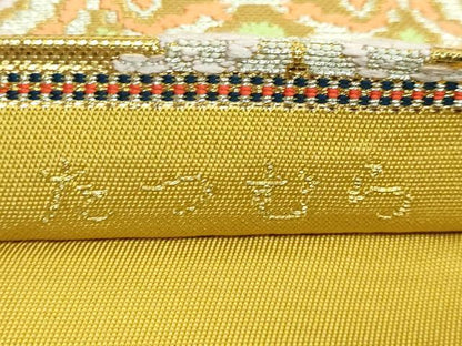 平和屋本店●極上　龍村美術織物　たつむら　太鼓柄　本袋帯　天平翔鳳錦　金銀糸　逸品　DZAB5561kh6