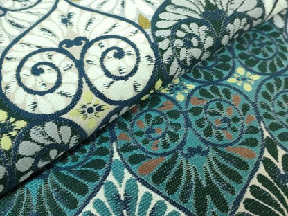 平和屋着物●極上　六通柄袋帯　唐織　芳葉不朽文　逸品　DZAB5566kh6