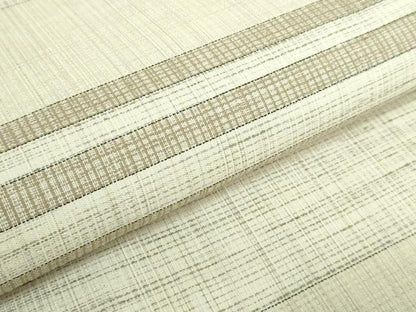 平和屋本店●極上　織楽浅野　銀座もとじ　九寸開き名古屋帯　横段文　逸品　DZAB5567kh6