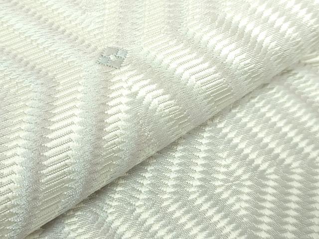 平和屋着物●極上　本場筑前博多織　八寸名古屋帯　アステカン　西村織物　博多金ラベル　証紙付き　逸品　未使用　DZAB5568kh6