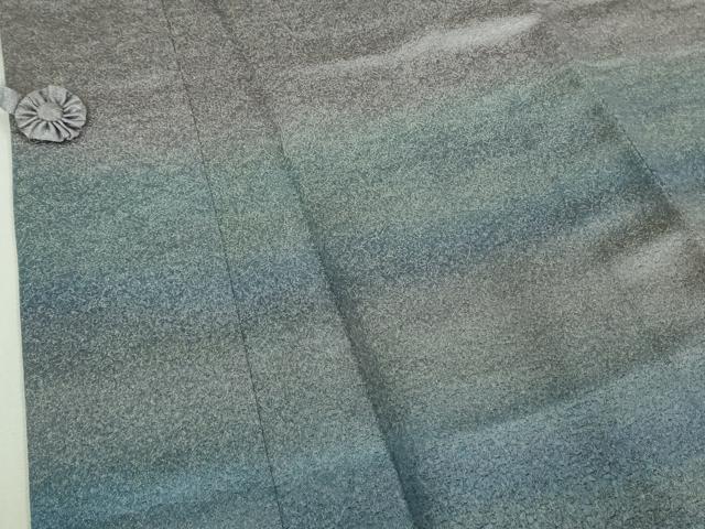 平和屋本店∞極上　久保田一竹　幻の辻が花　道中着　ロング丈　暈し染め　金通し地　逸品　DZAB5618kh6