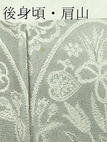 平和屋本店●極上　訪問着　総手刺繍　天目織　お召地　壁画文様　金糸　ますいわ屋扱い　逸品　DZAB5621kh6