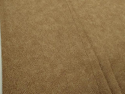平和屋着物▽極上　江戸小紋　単衣　菊尽くし　焦香色×飴色　逸品　未使用　DZAB5659kh6