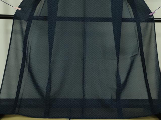 平和屋着物＊極上 夏物 結城紬 夏結城 80亀甲 工字繋ぎ 逸品 未使用 DZAB5674kh6