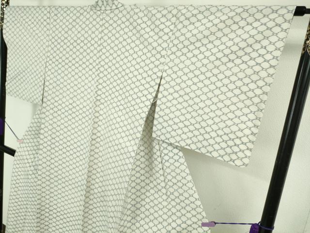 平和屋着物▽極上　弓浜絣　単衣　綿　網目文　逸品　DZAB5677kh6 楽天市場】弓浜絣の通販