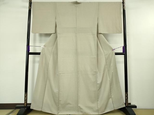 平和屋着物●極上　伝統工芸士　保科勝信　江戸小紋　御召機　西陣きもの會　佐藤織物謹製　さが美扱い　反端付き　逸品　DZAB5678kh6