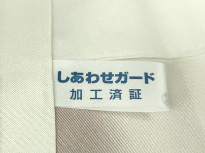 平和屋本店●極上 本場大島紬 白大島 BANKANわものや 9マルキ 入来玄彩 カネトク謹製 証紙・たとう紙 ロング丈 逸品 未使用DZAB5693kh6