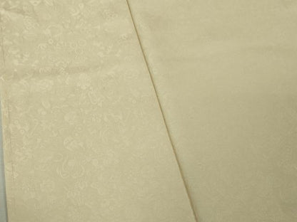 平和屋着物●極上　色無地　お召地　宝尽くし地紋　薄い砥粉色　逸品　DZAB5699kh6