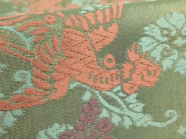 平和屋着物●極上　紋屋井関　御寮織　六通柄袋帯　唐織　花鳥文　逸品　DZAB5703kh6