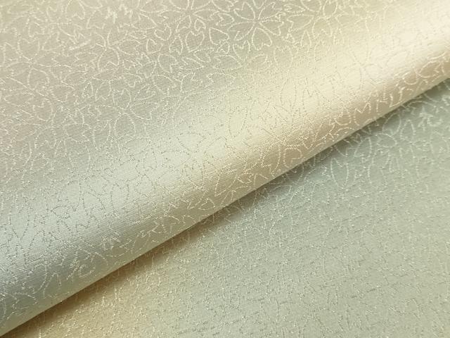 平和屋本店●最高級　二代目　久保田一竹　幻の辻が花　太鼓柄袋帯　舞桜地紋　金通し地　逸品　未使用　DZAB5706kh6