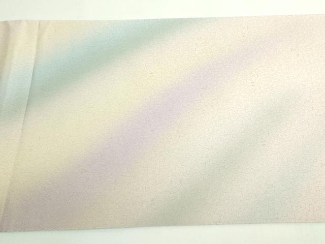平和屋本店●最高級　二代目　久保田一竹　幻の辻が花　太鼓柄袋帯　舞桜地紋　金通し地　逸品　未使用　DZAB5706kh6