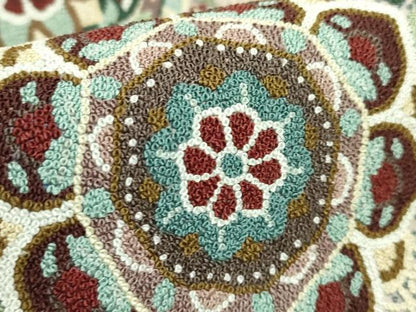 平和屋本店●最高級　中国三大刺繍　総相良刺繍　総刺繍　袋帯　200万粒　正倉院花文　逸品　DZAB5752kh6