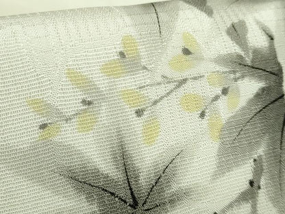 平和屋着物＊極上 夏物 九寸名古屋帯 作家物 手描き 流水楓文 逸品 DZAB5754kh6