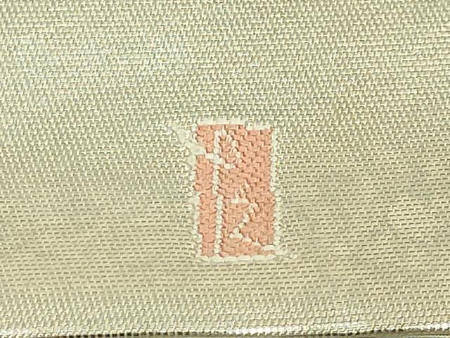 平和屋着物●極上　加賀友禅の巨匠　初代　由水十久　西陣　長嶋成織物　ながしま帯　太鼓柄袋帯　観桜　瀞銀錦　逸品　DZAB5764kh6
