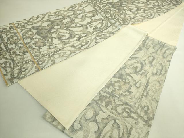 平和屋着物●極上　世界的友禅作家　千地泰弘　六通柄袋帯　千地天女　金糸　逸品　未使用　DZAB5770kh6