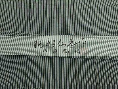 平和屋本店●極上　男性　人間国宝　甲田綏郎　精好仙台平　馬乗り袴　縞　反端付き　逸品　DZAB5793kh6