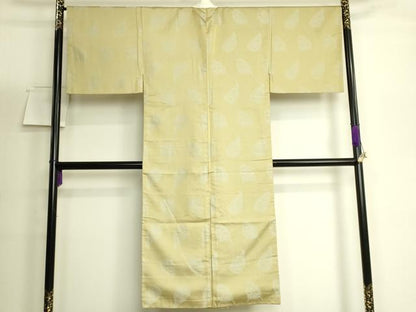 平和屋着物●極上　男性　長襦袢　袷　翁　面　逸品　DZAB5797kh6