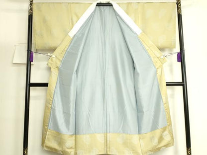 平和屋着物●極上　男性　長襦袢　袷　翁　面　逸品　DZAB5797kh6