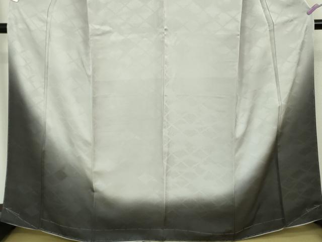 平和屋本店●極上　皇室献上作家 北出与三郎　訪問着・長襦袢セット　松葉菱地紋　暈し染め　たとう紙・反端付き　逸品 未使用 DZAB5807kh6