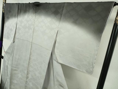 平和屋本店●極上　皇室献上作家 北出与三郎　訪問着・長襦袢セット　松葉菱地紋　暈し染め　たとう紙・反端付き　逸品 未使用 DZAB5807kh6
