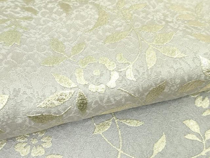 平和屋本店●極上　小紋　花唐草文　暈し染め　銀彩　逸品　DZAB5813kh6