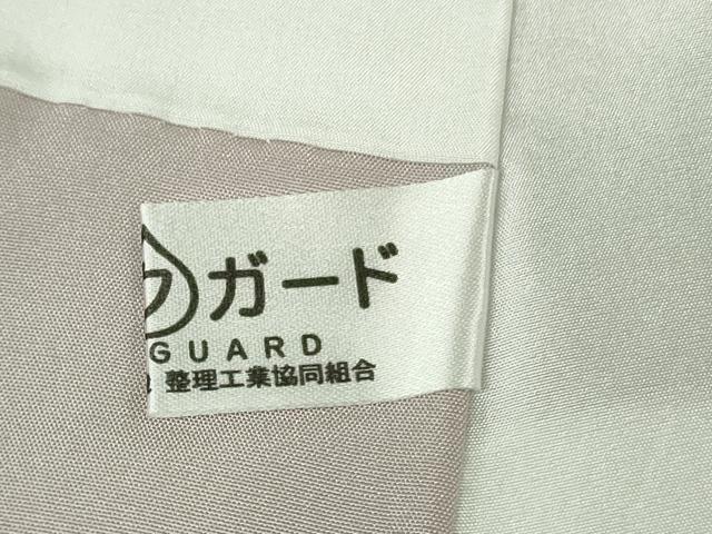 平和屋本店●極上　小紋　花唐草文　暈し染め　銀彩　逸品　DZAB5813kh6