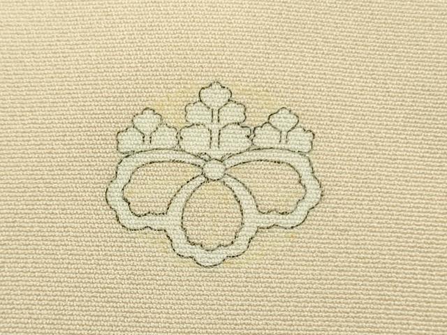 平和屋本店●極上　本加賀友禅作家　百貫華峰　色留袖　群鳥花松文　肌色地　逸品　DZAB5821kh6