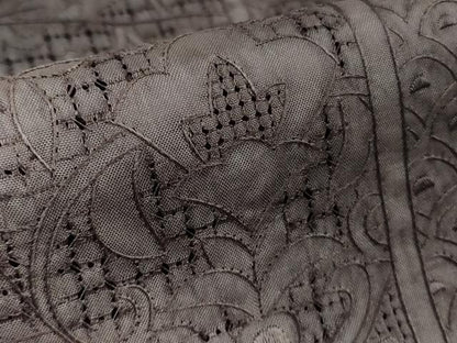 平和屋本店●極上　中国三大刺繍　スワトウ刺繍　汕頭刺繍　総刺繍　訪問着　道長名物裂花文　桑の実色地　暈し染め　逸品　DZAB5831kh6