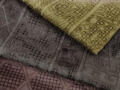 平和屋本店●極上　中国三大刺繍　スワトウ刺繍　汕頭刺繍　総刺繍　訪問着　道長名物裂花文　桑の実色地　暈し染め　逸品　DZAB5831kh6