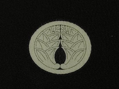 平和屋本店●極上　創業460年・千總　黒留袖　刺繍　鬘帯鳳凰花文　金彩　高島屋扱い　逸品　DZAB5852kh6