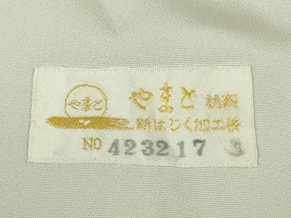 平和屋本店●極上　訪問着　刺繍　舞花文　暈し染め　やまと金ラベル　逸品　未使用　DZAB5859kh6
