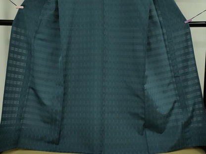 平和屋本店＊希少　沖縄県最高級織物　夏物　首里花倉織　首里織　花織・絽織・紗織　濃い紺鼠色　逸品　DZAB5872kh6