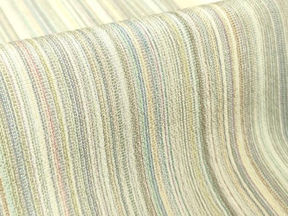 平和屋着物▽極上　本塩沢　やまだ織　200色　単衣　縞　逸品　DZAB5876kh6
