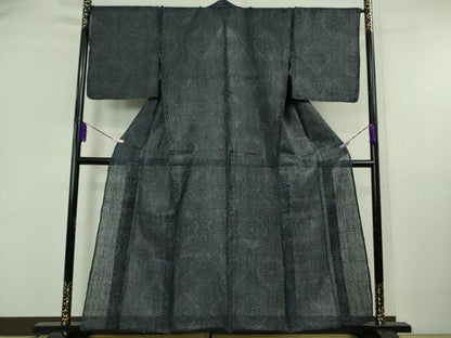 平和屋本店＊極上　夏物　重要無形文化財　本場宮古上布　花菱　苧麻　逸品　DZAB5877kh6